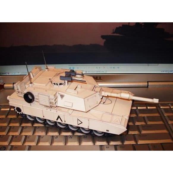 DIY Papercraft M1A2-Abrams-Tank