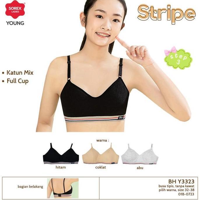 BH Bra Remaja Minibra Abg Step 3 Sorex Young 3323 Stripe