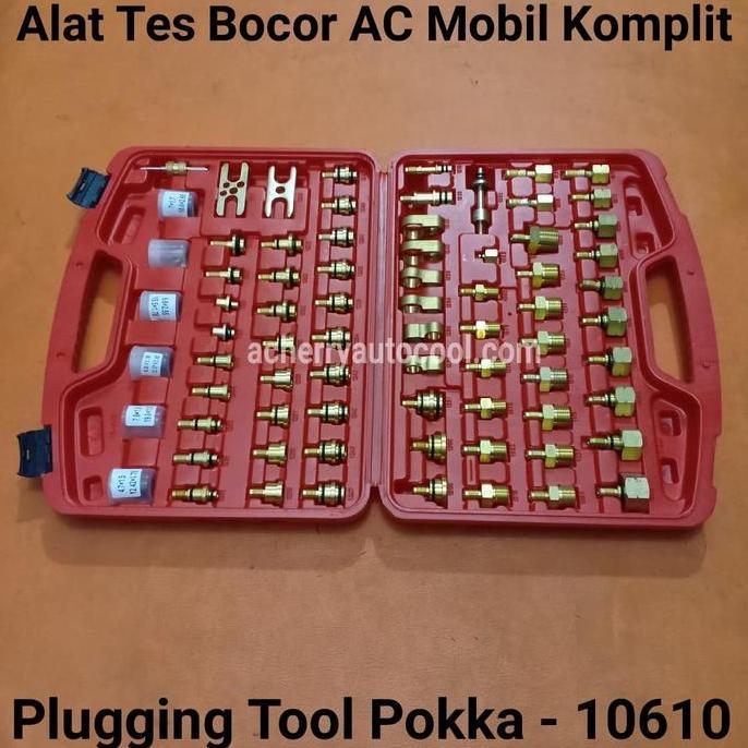 BEBAS ONGKIR - Alat Tes Bocor AC Mobil Komplit Pokka