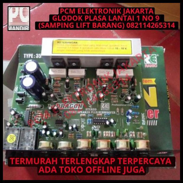 DISKON KIT POWER AMPLIFIER SPEAKER AKTIF ACTIVE STEREO KARAOKE PLUS ECHO 