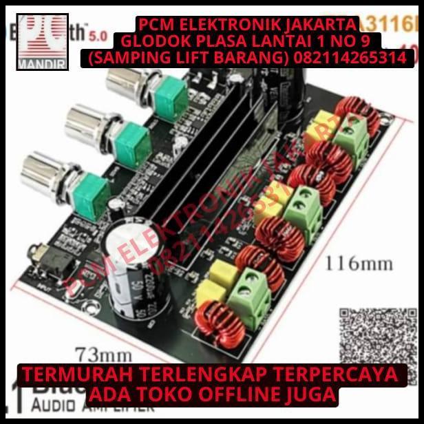 TERLARIS KIT MODULE POWER AMPLIFIER SUBWOOFER AKTIF TPA3116D2+BLUETOOTH 
