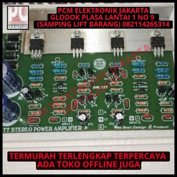 BEST DEAL KIT POWER AMPLIFIER SPEAKER STEREO UNI 127 PAKE D313 PLUS PSU 60W 