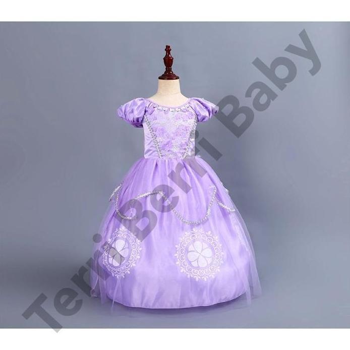 kostum sofia the first sofia dress / gaun sofia the first costume anak