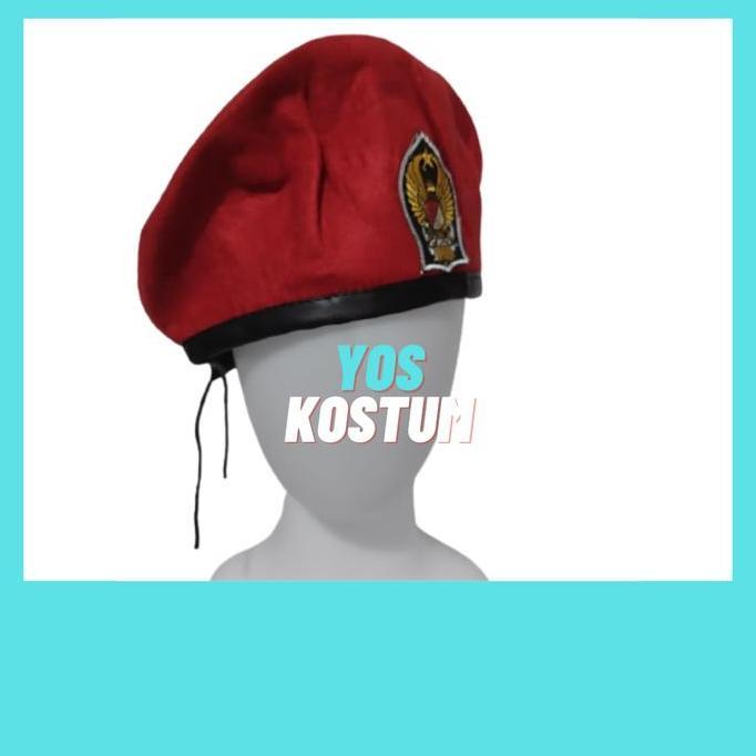 Baju Kopassus Anak Komplit Seragam Profesi Baret Merah Kostum Karnaval