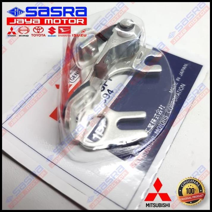 TERBARU CONTACT POINT/PLATINA ORI L300 BENSIN MITSUBHISI GENUINE PARTS KTB.MD607394 #SJA 