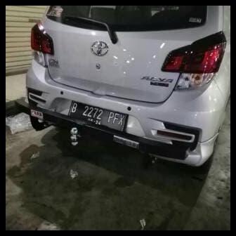 HOT DEAL BUMPER GUARD BELAKANG MOBIL TOYOTA AGYA DAIHATSU AYLA ARB 