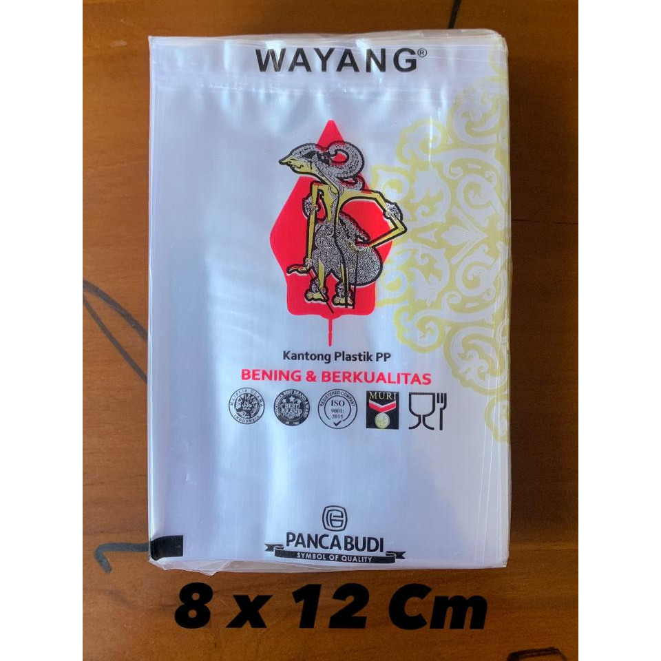 PLASTIK PP WAYANG 30 Mic UKURAN 8 x 12 Cm / PP WAYANG / PLASTIK WAYANG / PP WAYANG UKURAN KECIL TANG
