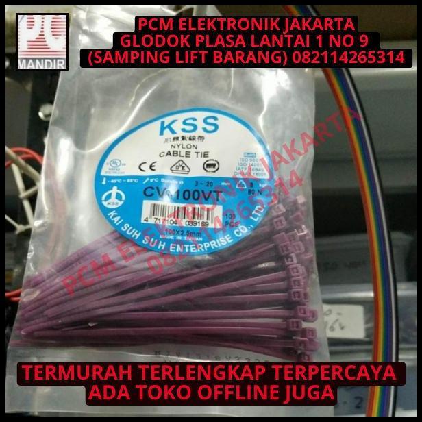 GRATIS ONGKIR KABEL TALI TIS TIES 10CM 10 CM 100MM 100 MM KSS - PUTIH 