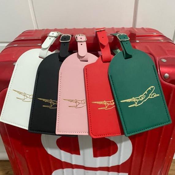 Ready YS Label Gantungan Nama Tag Koper / Name Tag Koper / Label Nama Koper Bahan Pu Leather / Trave