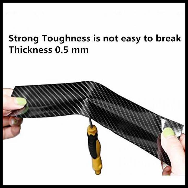 TERBARU SILLPLATE MOBIL ALL NEW ERTIGA 2018 2021 STIKER CARBON 5D 