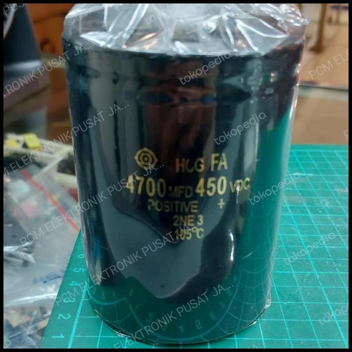 TERBARU ELCO ELKO 4700UF 4700 UF 450V 450VOLT 450 VOLT HCG FA HITACHI ASLI ORI 