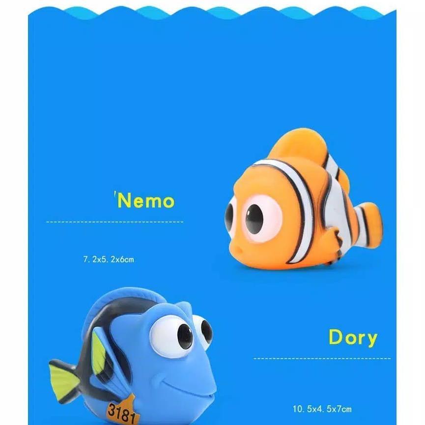 Mainan Mandi Anak Ikan Karet Nemo Dori Hewan Laut