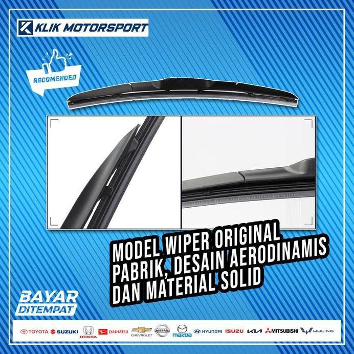 1 SET WIPER HYBRID MOBIL TOYOTA ALL NEW RUSH 2017 - 2022 READY STOCK