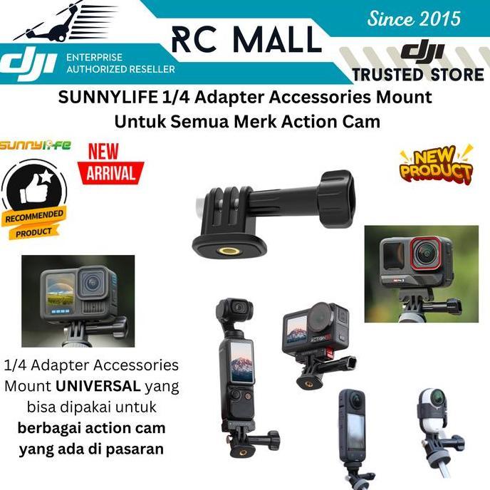 Tripod Mount Adapter Base DJI Osmo Action 6 Osmo Action 5 Pro Mounting DJI Action 4 GoPro Insta 360 