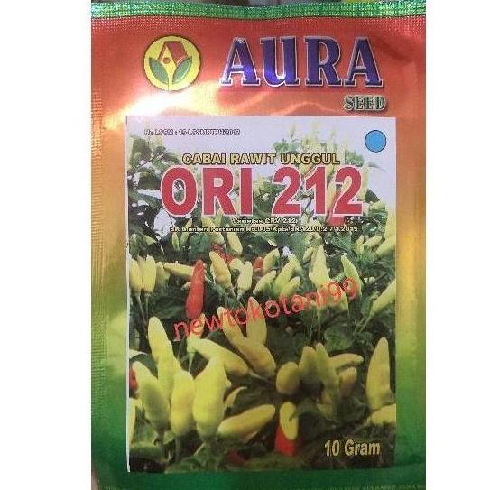 Benih cabe rawit ORI 212 10 gram cabai rawet putih ORI212 dari aura seed