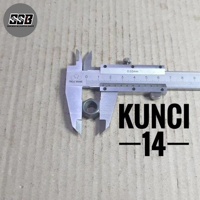 Promo Baut Manifold Isuzu M10X1,5X1,25X50 Kunci 14 Paket 150 Set (150 Baut + 150 Mur)