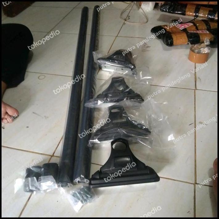 DISKON CROSS BAR KAKI ROOF RACK BAGASI MOBIL AVANZA VELOZ 2022 - 2025 MEREK SEVEN CODE 2 PCS