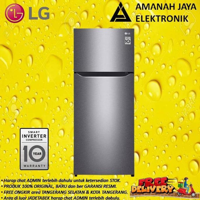 Grosir Lg Kulkas 2 Pintu Gnb422Sqcl | Gn-B422Sqcl | Gnb422 | Smart Inverter