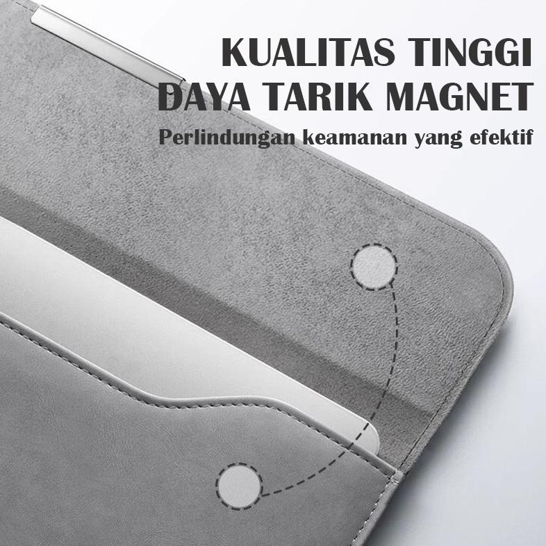 PROMO TERBARU 2 in 1 Tas Laptop Pelindung/Laptop Case/Pelindung Laptop/Macbook Notebook Magnet 13 14