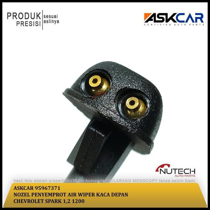 TERLARIS NOZZLE NOZEL NOSEL AIR WASHER WIPER CHEVROLET SPARK 1.2 1200 CC OEM 