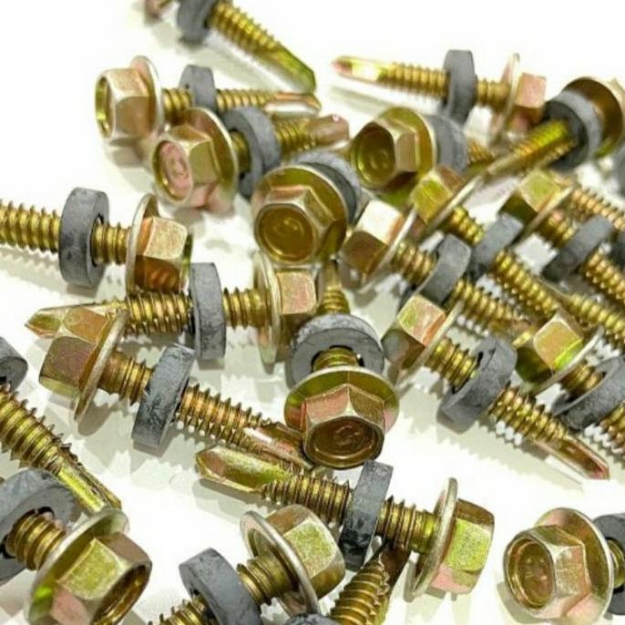 Sale Baut Roofing 1" Inch Inchi 2.5Cm 3Cm Merk Zolo Kualitas Bagus 1 Dus