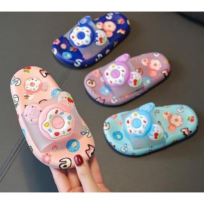 (DS) Sandal Selop Anak Laki-laki Perempuan Motif SWEET Bahan Karet BSA14