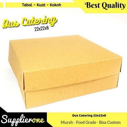 kliolangpara - dus catering isi 25 pcs / box nasi / kemasan ayam bakar / box catering / lunch box / 