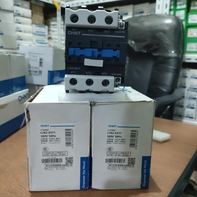Cjx2-6511 Kontaktor Chint 80A 380V Best Quality