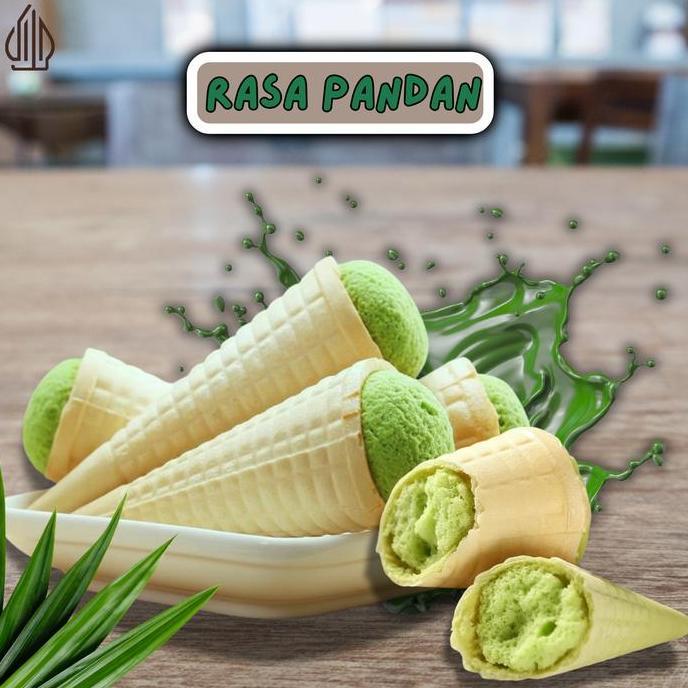 Zairyo- Cod (Halal) Kue Es Krim Korea/Kue Isi Soft Cake/Bahan Telur & Tepung 1:1/Kue Sarapan Untuk A