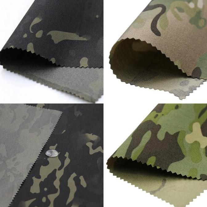 pradipta.riyadi - Bahan Kain Cordura 5D Nylon - Loreng Camo Fabric - Multicam Black