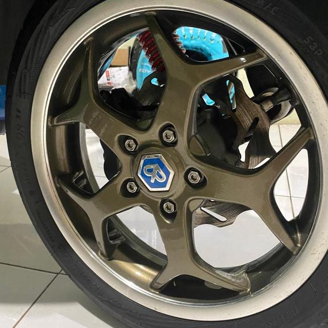 Promo Wheel Dop Plate Velg Depan Chung Piaggio MP3 / Cover Emblem Bodi Depan Liberty Original Diskon