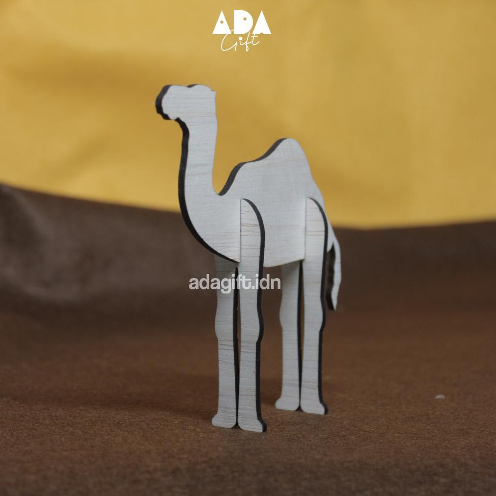 Gratis Ongkir Unta Kayu Dekorasi Meja | Hiasan Idul Adha | Properti Foto Unta | Ramadhan