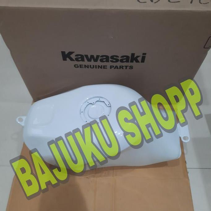 Promo TANGKI TENGKI TANKI BENSIN NINJA RR 150 PUTIH POLOS ORIGINAL KAWASAKI Diskon