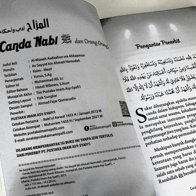 Buku Canda Nabi dan Orang-Orang Shalih
