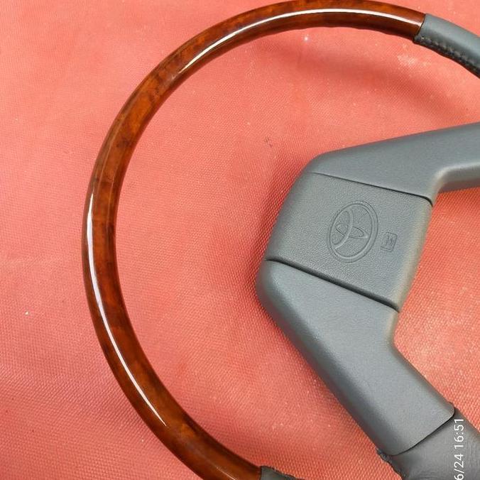 Grosir Stir Setir Kijang Super - Grand Extra Wood Leather Car