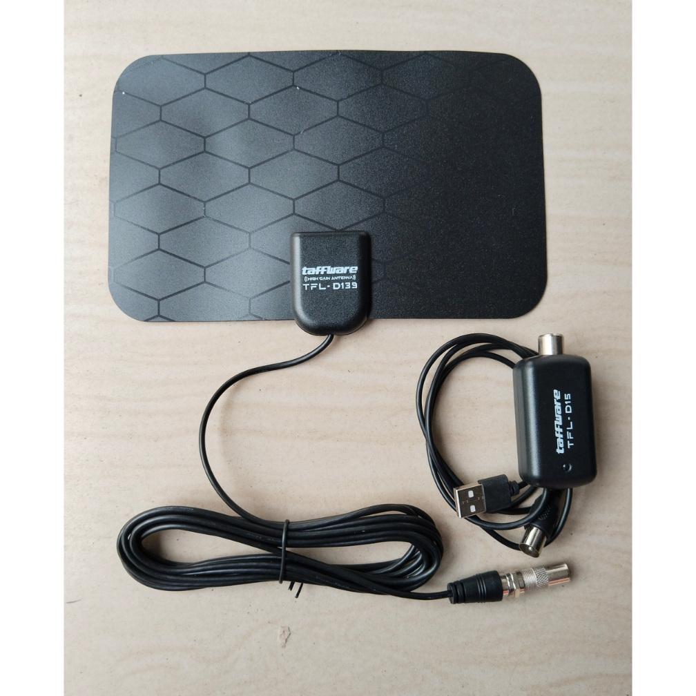 NEW ANTENA TV DIGITAL INDOOR  + BOOSTER TAFFWARE