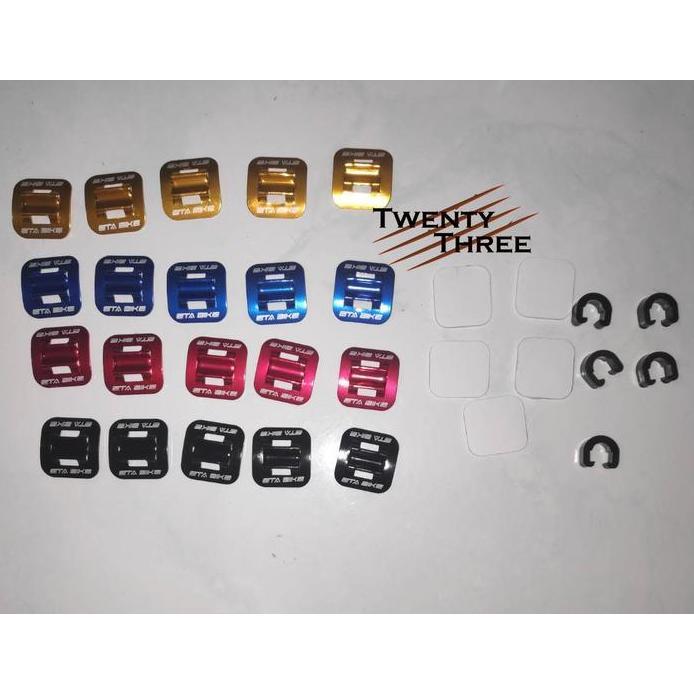 Clamp Holder Dudukan C Clip Kabel Shifter Rem Sepeda Seli MTB RB 3M