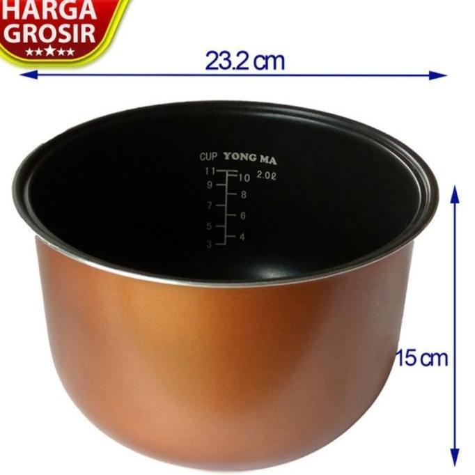 BEBAS ONGKIR - Inner Pot Yong Ma 2 Liter Panci Teflon
