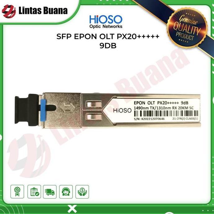 TERBARU - HIOSO SFP EPON OLT PX20+++++ 9DB