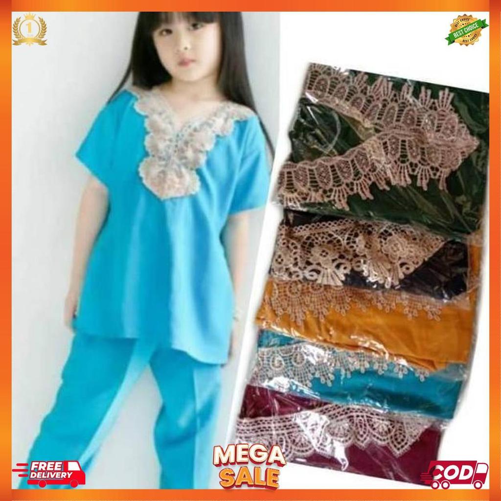 Setelan Anak Renda Arabian [L7]