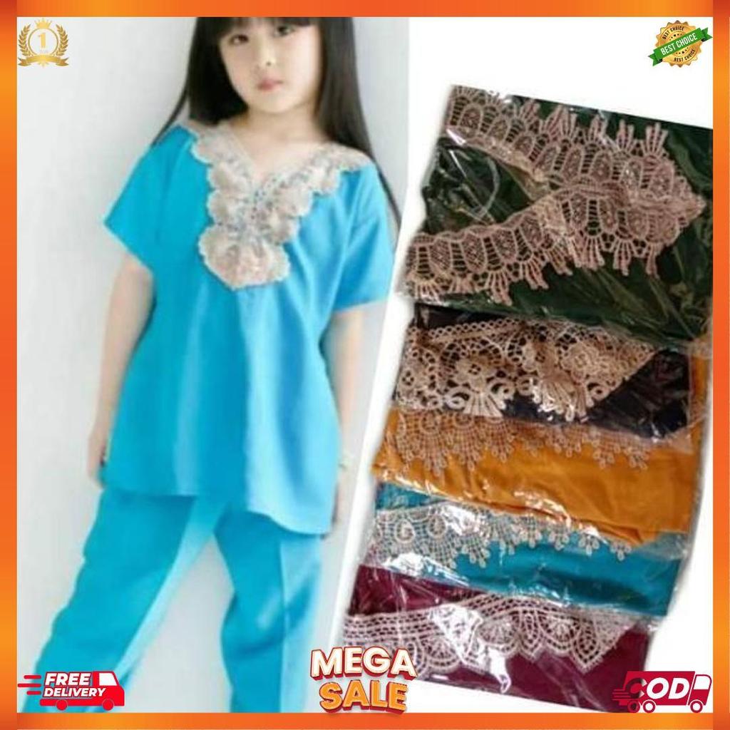 Setelan Anak Renda Arabian [L7]