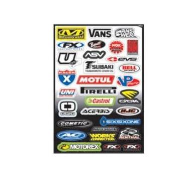 Sedia Sponsor Sticker Kit Sponsor C Factory Effex Original Import | Original 100%