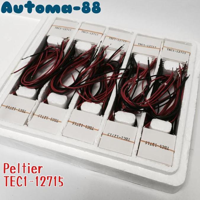 Oritatami- Peltier Tec1-12715 Thermoelectric 12V Dc Elemen Panas Dingin 12715