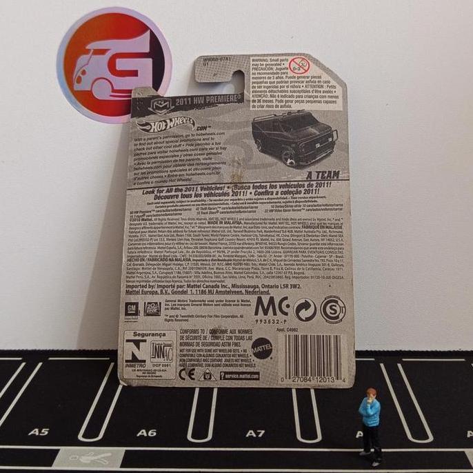 Ready Hot Wheels GMC Van The A Team - Hotwheels