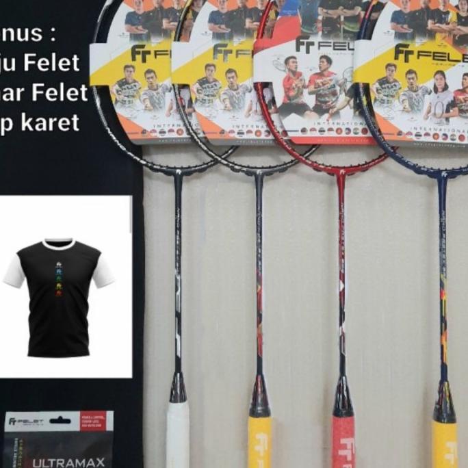 Raket Badminton Felet Nano Fastex 800 Komplit Original