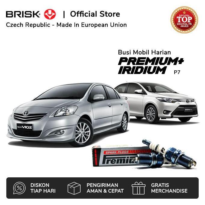 BUSI MOBIL TOYOTA VIOS BRISK PREMIUM IRIDIUM P7 READY