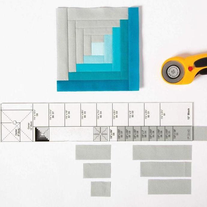Penggaris Patchwork Jelly Roll / Block Quilting Ruler (Lcr01)