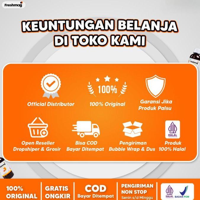 Tabbit- Freshmag 3 Botol Madu Lambung Obat Lambung Solusi Tepat Atasi Asam Lambung Original Asli