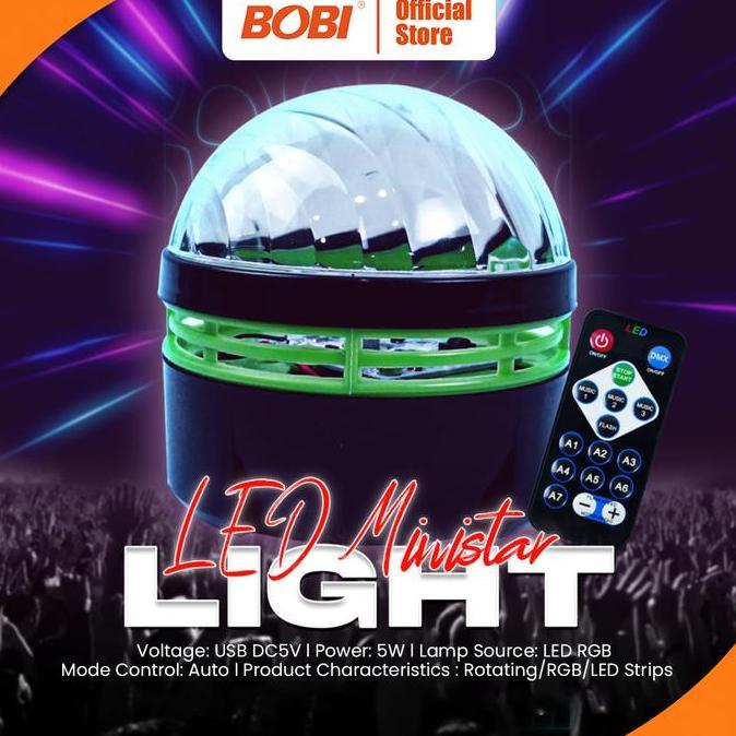 rendalens - lampu tidur led proyektor + remote - lampu hias kamar tidur usb hitam