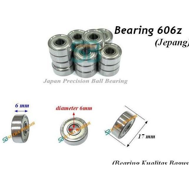 Bearing 606Z Ball Bearing 606Zz Miniature Ball Bearing Japan 606Zz Conveyor Bearing 606Z Ezo Bearing